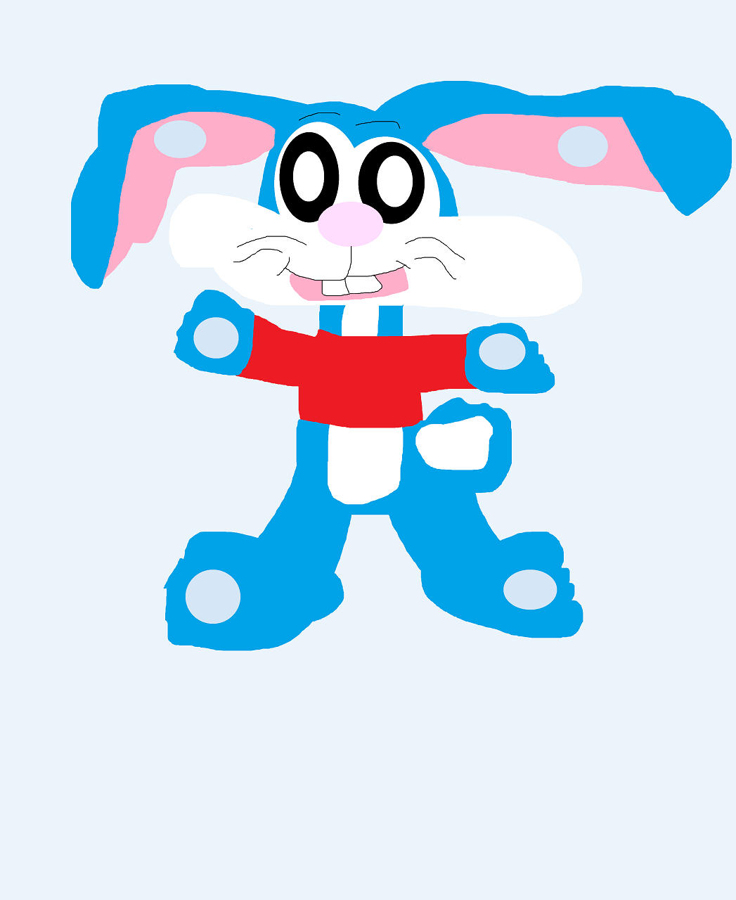 Buster Bunny Cling Plushie by Falconlobo
