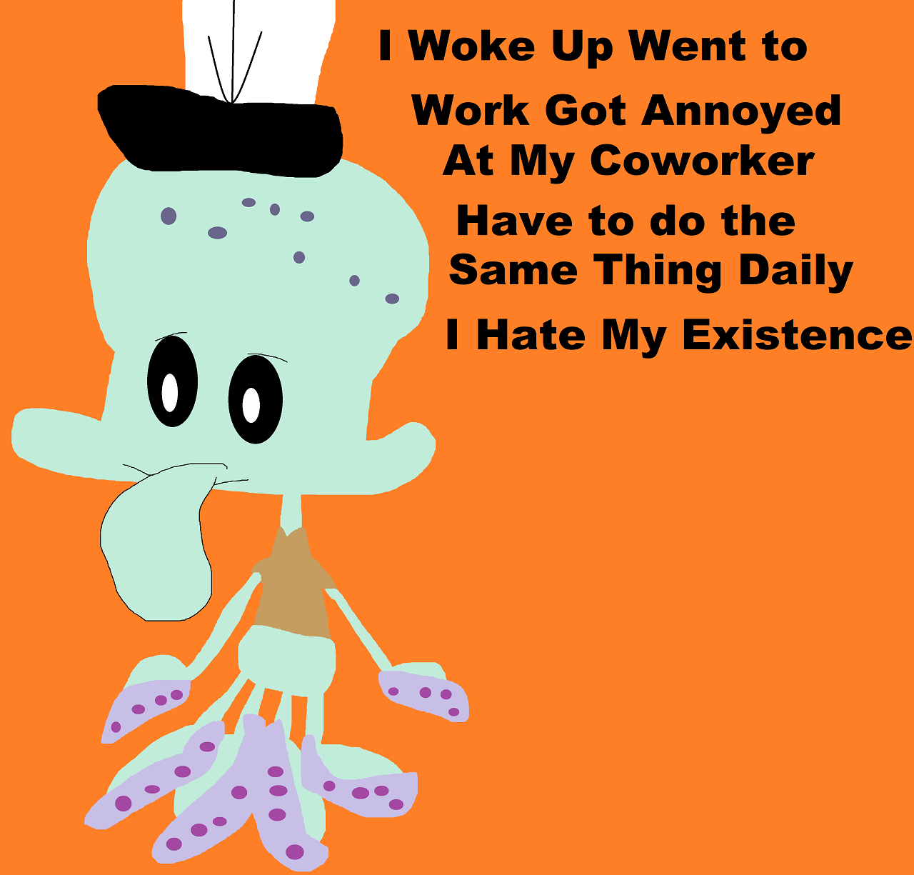The Diary Of A Grumpy Squid by Falconlobo