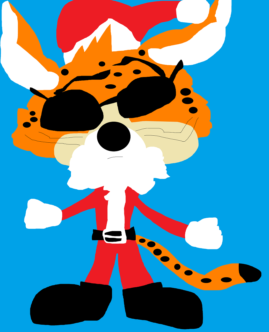 Early Christmas Chester Cheetah by Falconlobo