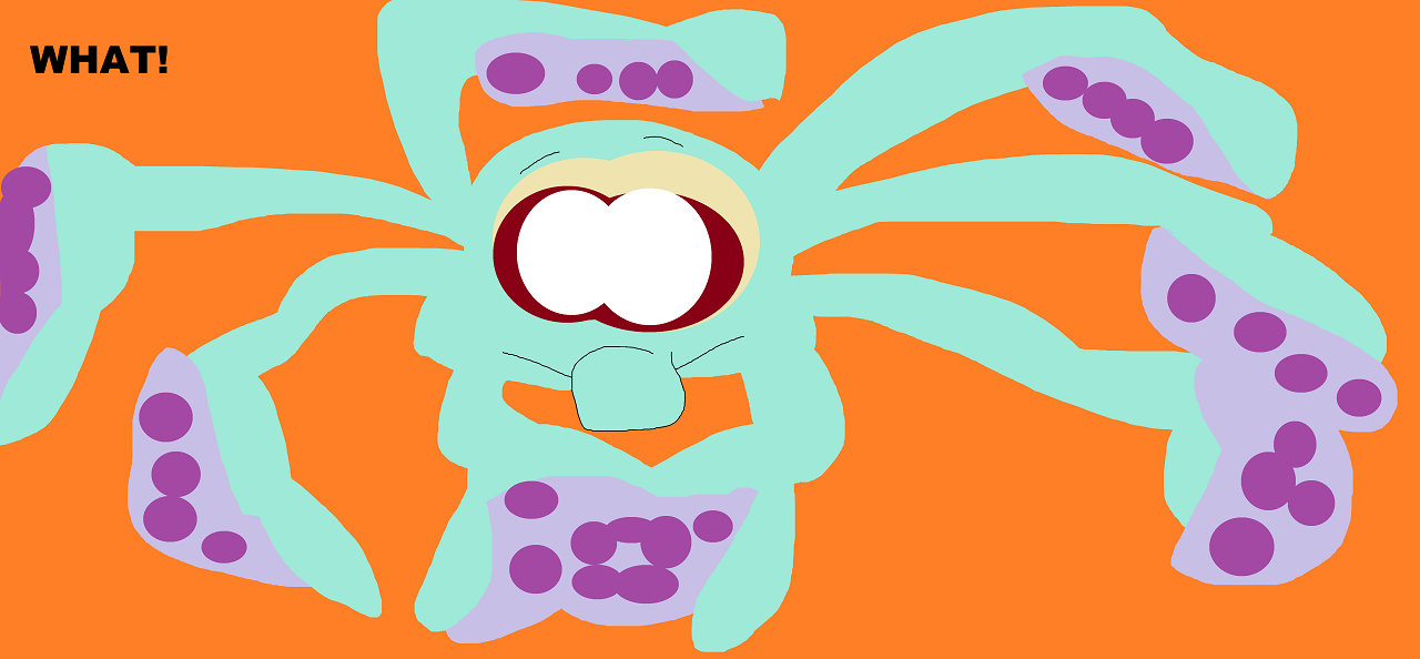 What Pressure Squidward Scene AS An 8 Tentacled Octopus^^ by Falconlobo