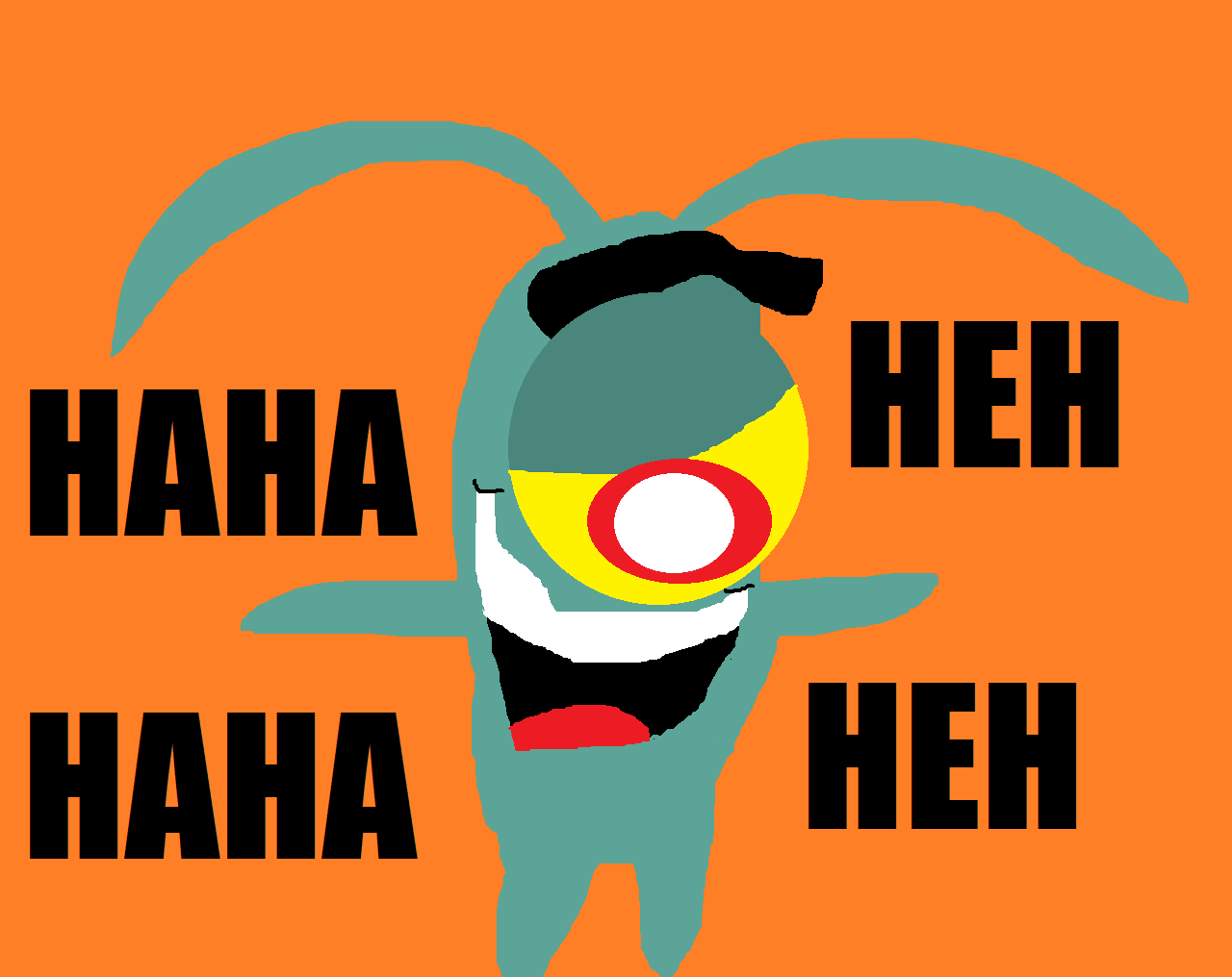 Plankton Laughing by Falconlobo