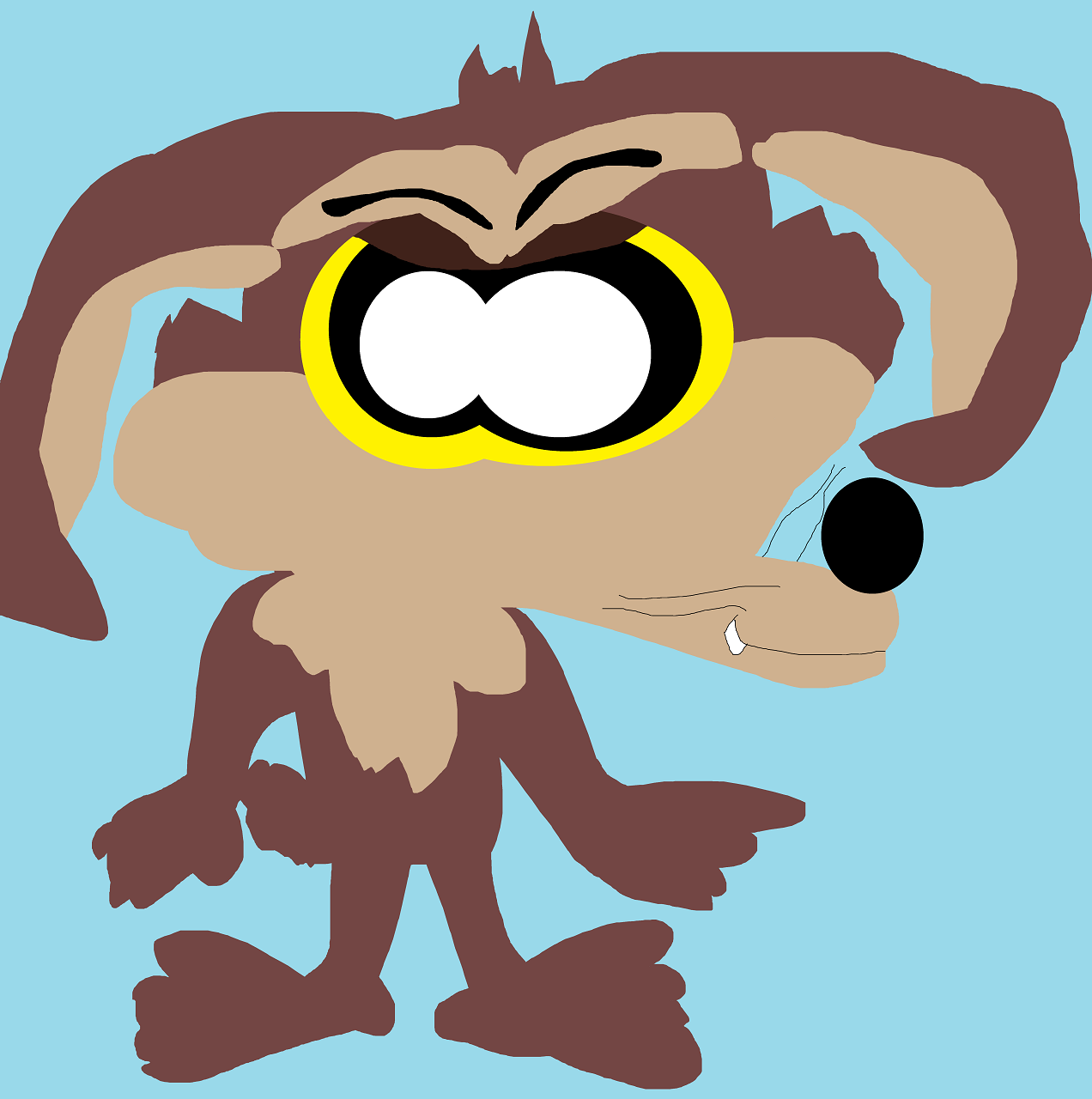 Another Chibi Wile E Coyote by Falconlobo