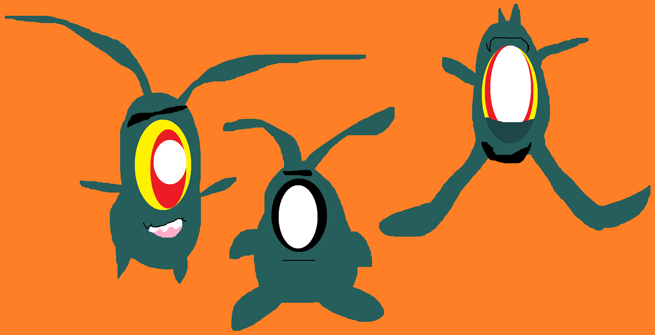Three Planktons Again by Falconlobo