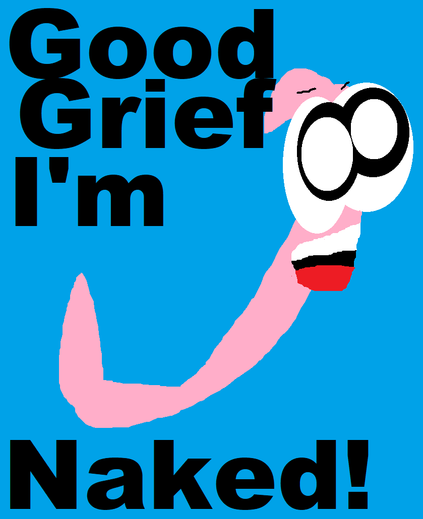 Good Grief I'm Naked by Falconlobo