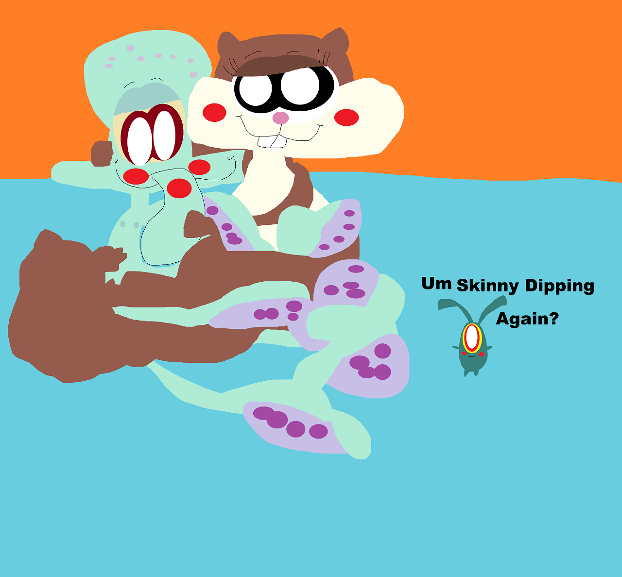 Um Skinny Dipping Again by Falconlobo