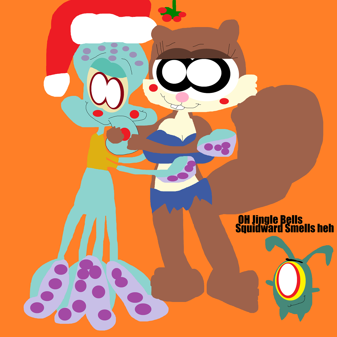 Oh Jingle Bells Squidward Smells^^ by Falconlobo