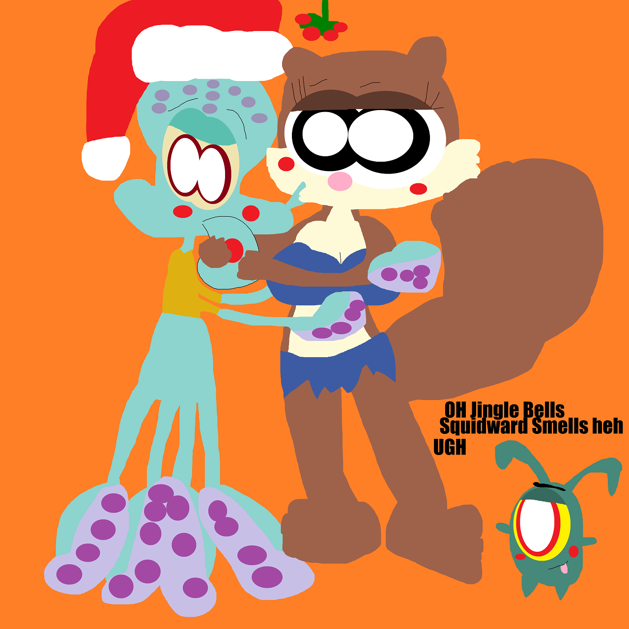 Oh Jingle Bells Squidward Smells Alt^^ by Falconlobo