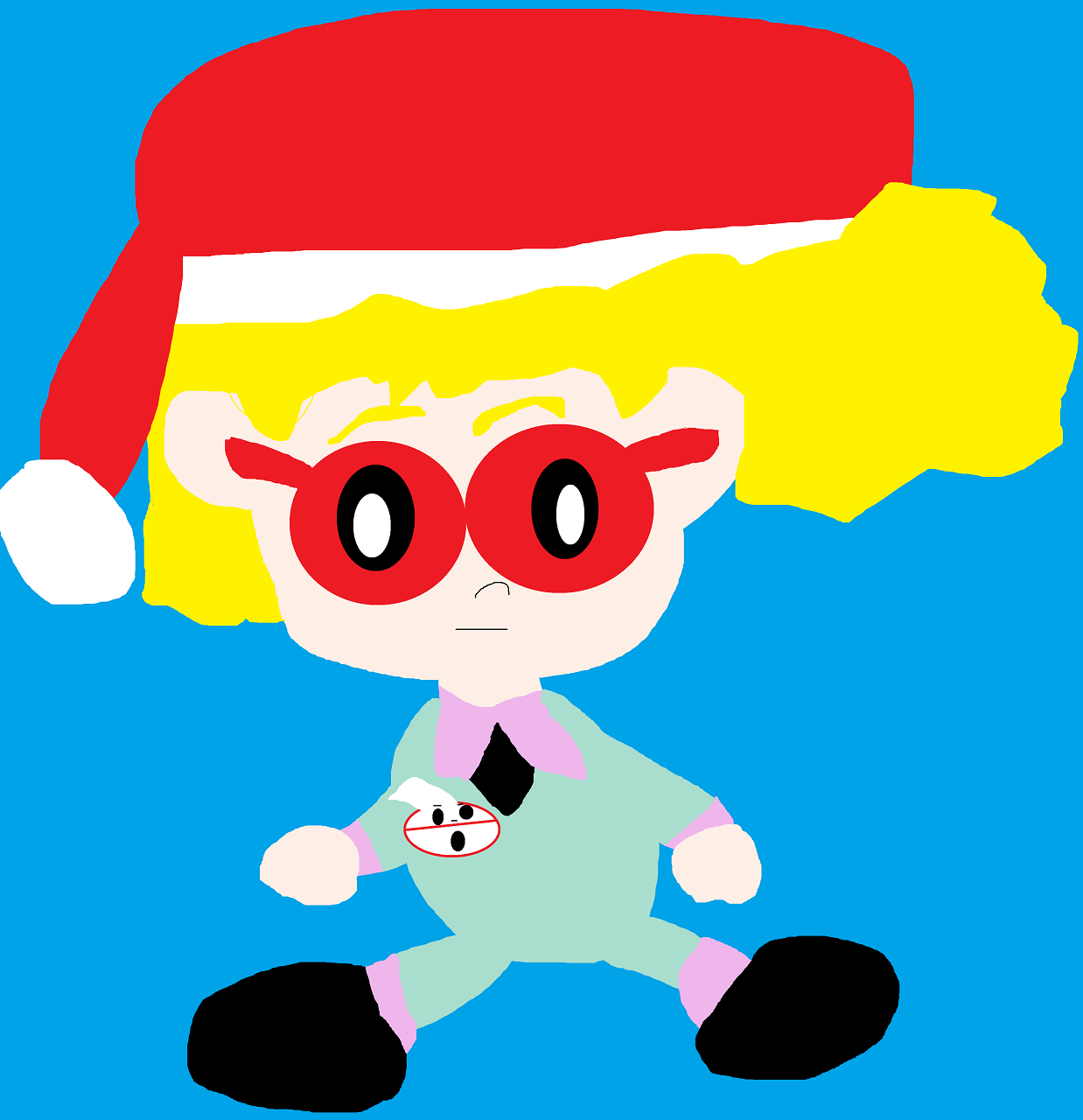 Cute Chibi Holiday Egon Plushie by Falconlobo