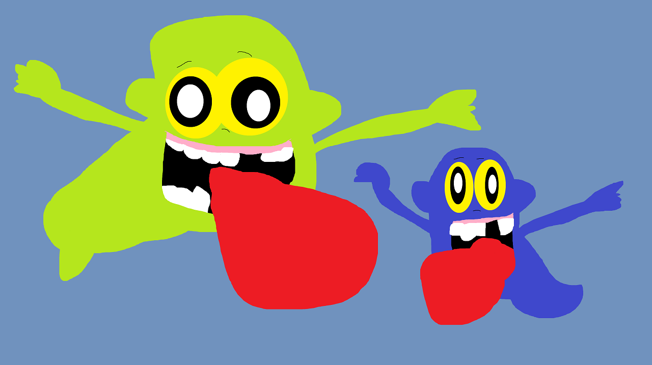 Two Slimers From One Of My Fave Episodes of Season 2 by Falconlobo