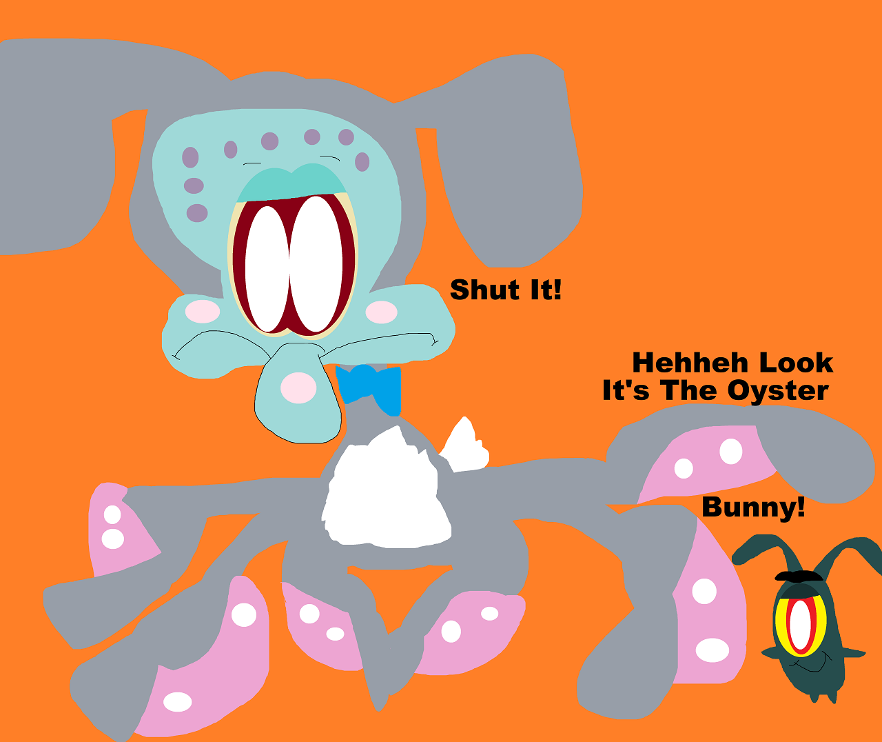 HehHeh Look It's The Oyster Bunny by Falconlobo