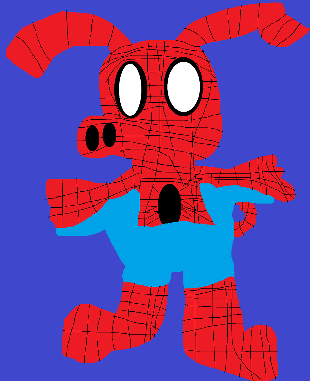 SpiderHam For Spiderman Day by Falconlobo