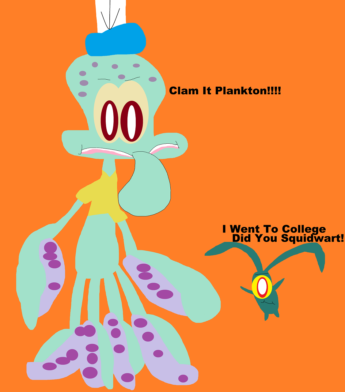 Clam It Plankton by Falconlobo