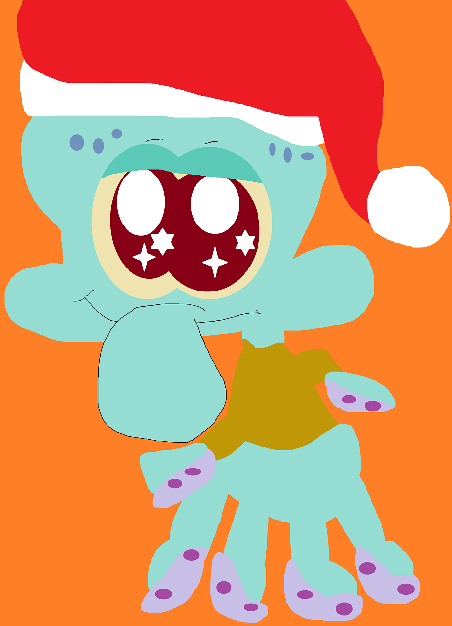 Squidward Holiday Squishable Based On My New Plush 3 by Falconlobo