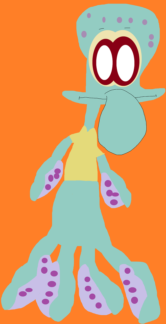 Based On Giant Squidward Plushie From 2000 I Have by Falconlobo