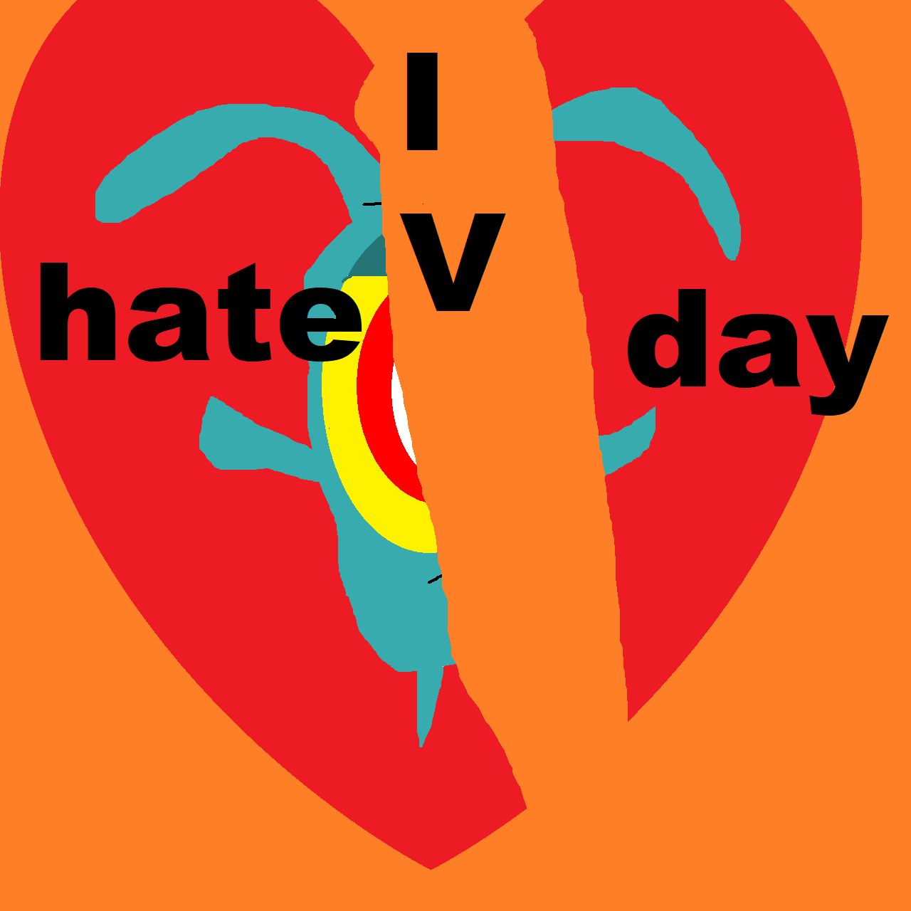 Plankton Hates V Day A Bit Too Much by Falconlobo