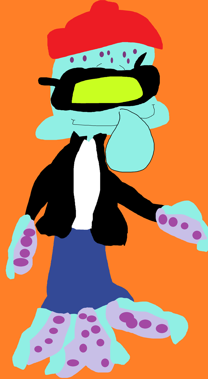 Hip Squidward^^ by Falconlobo