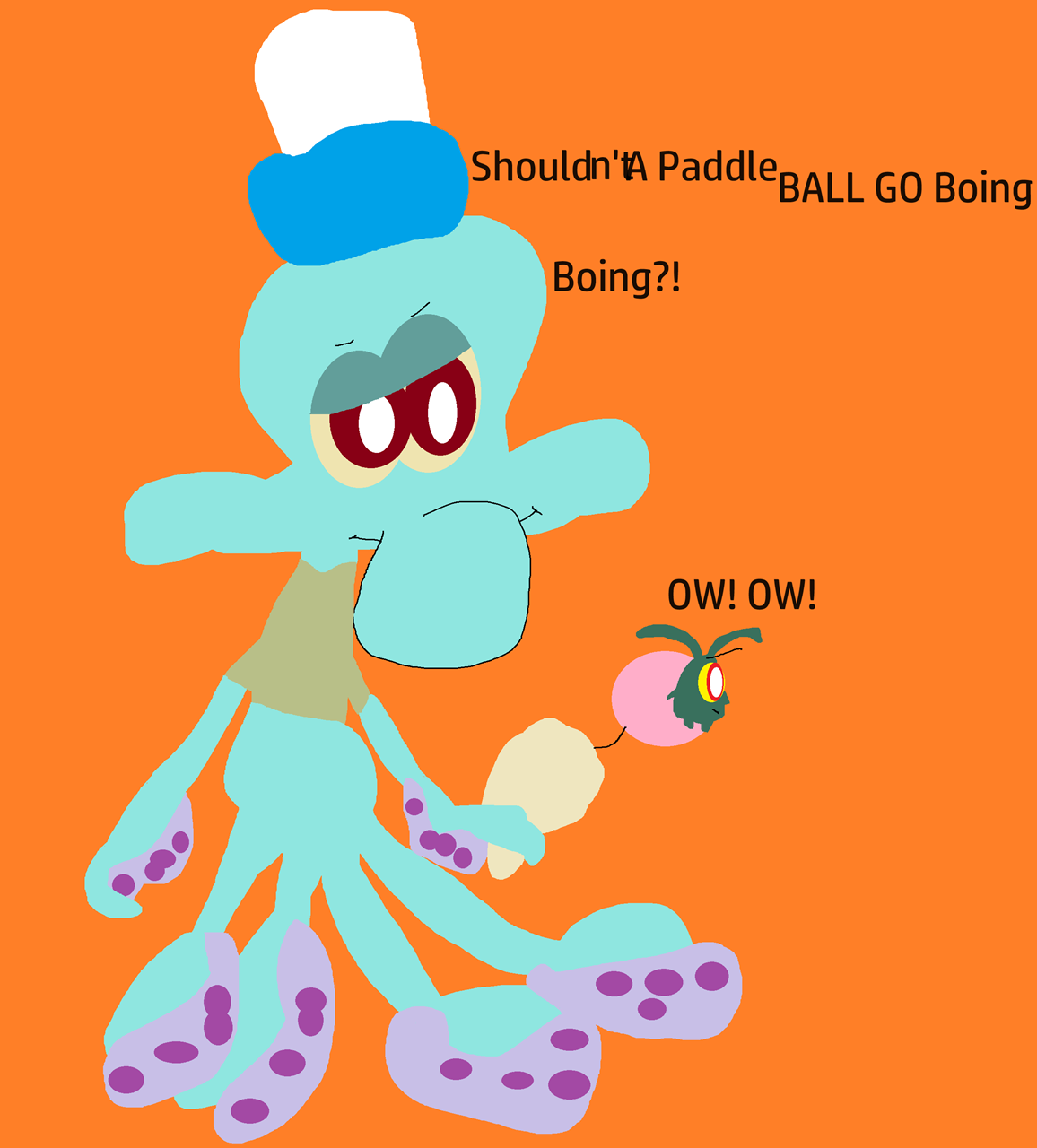Should't A PaddleBall Go Boing Boing^^ by Falconlobo