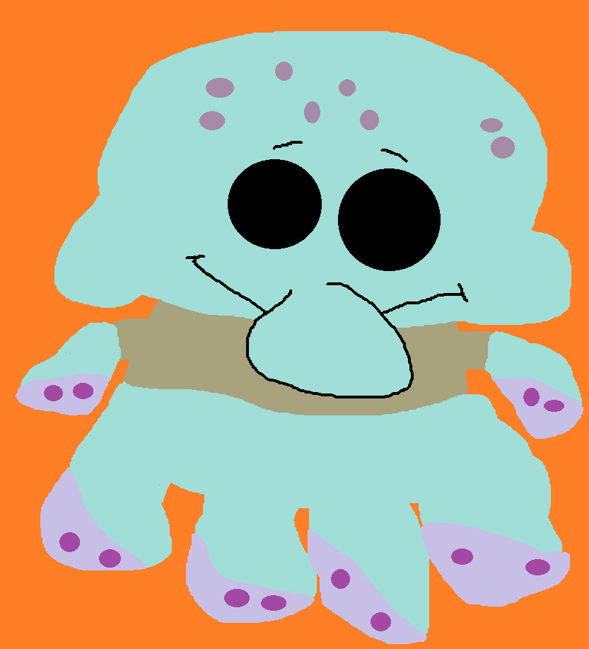 Squidward Gumdrop Plush by Falconlobo