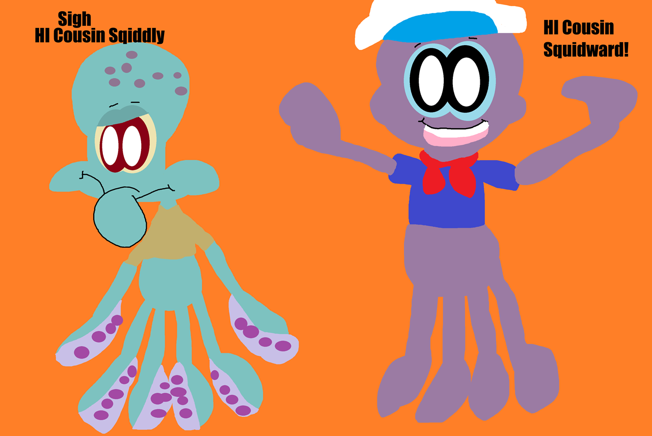 Hi Cousin Squidward Again For World Octopus Day by Falconlobo