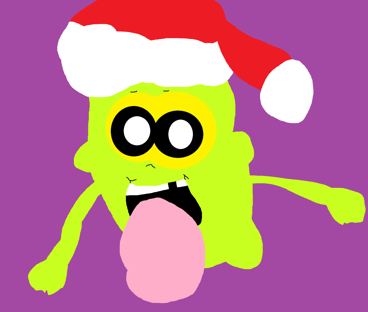 Santa Hat Slimer^^ by Falconlobo