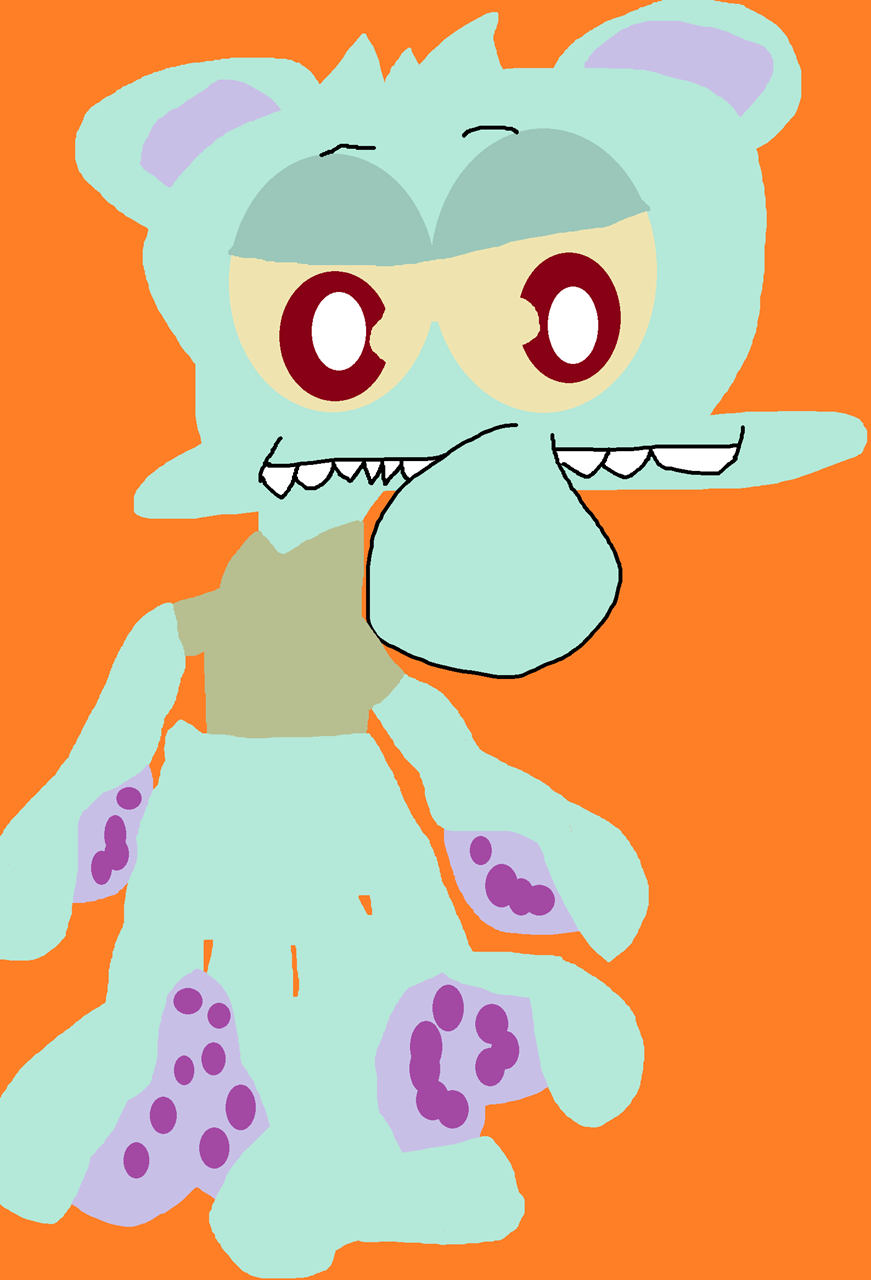 Squidward labubu^^ by Falconlobo