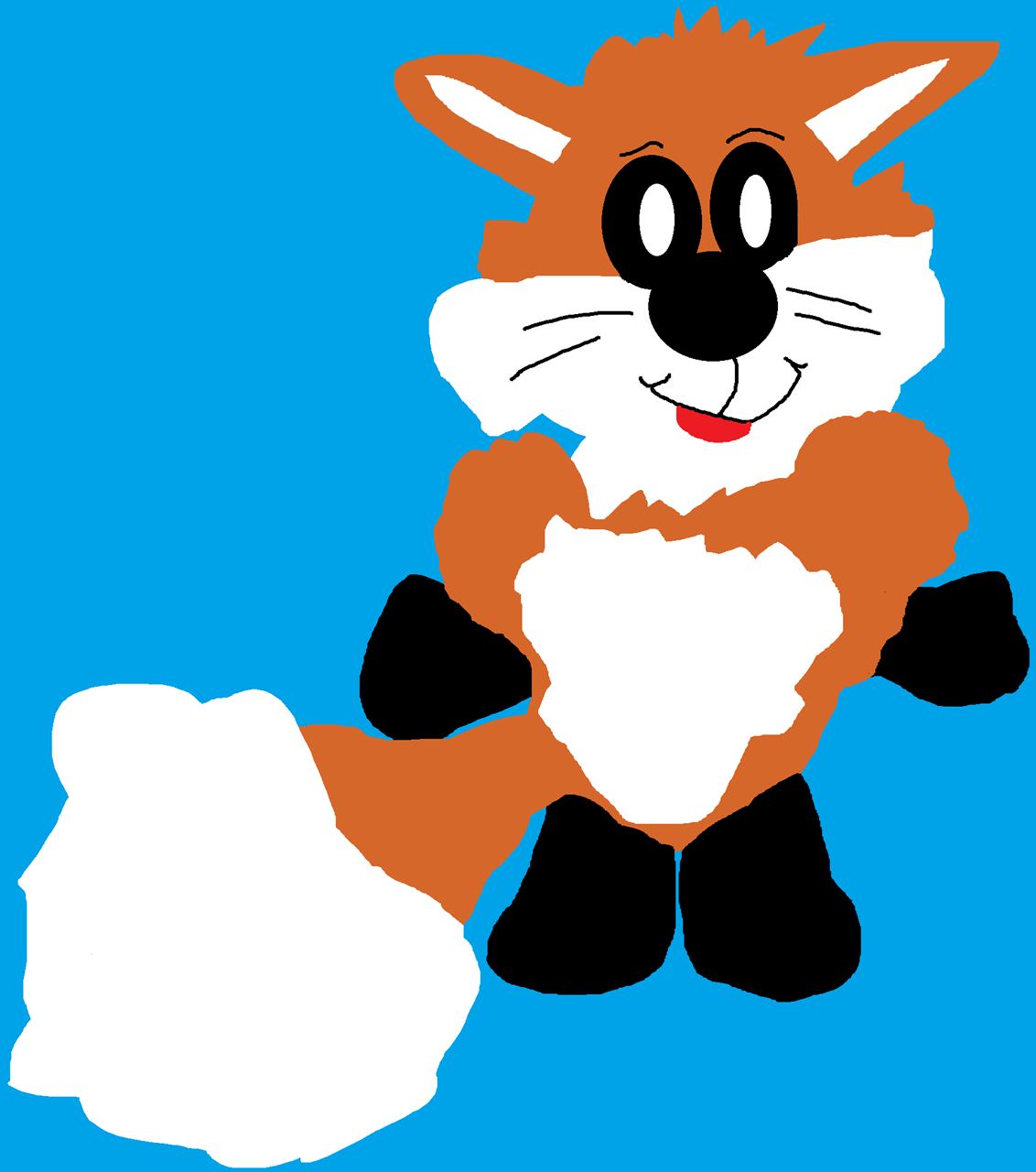 Chibi Fluffy Circo Target Fox Plush^^ by Falconlobo