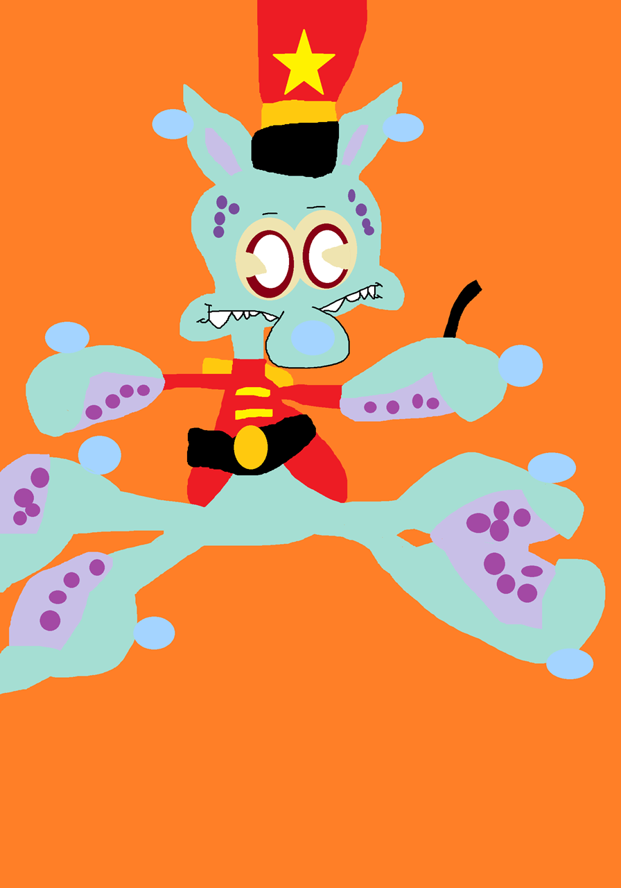 Sweet Victory Squidward Labubu Cling Plush^^ by Falconlobo