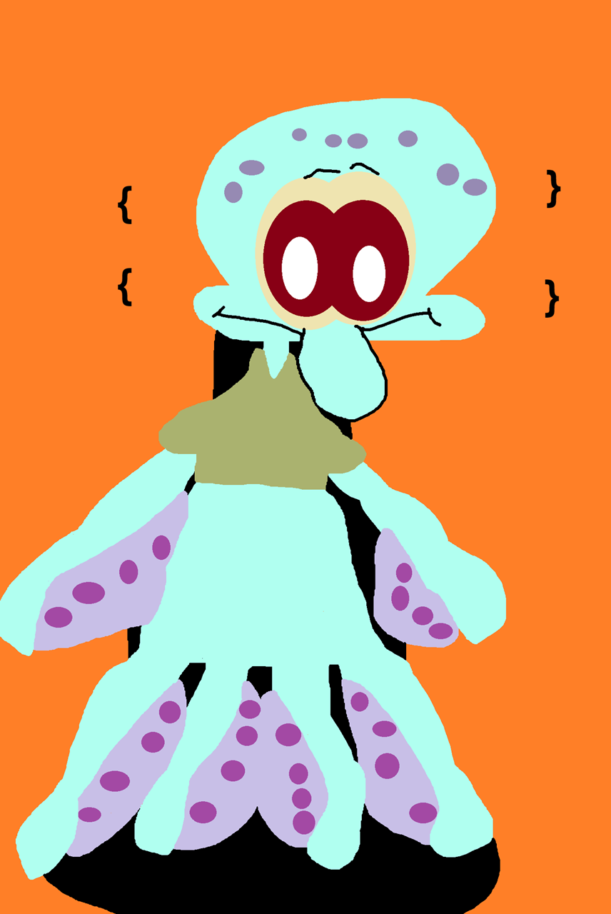 Cute Squidward Bobblehead^^ by Falconlobo