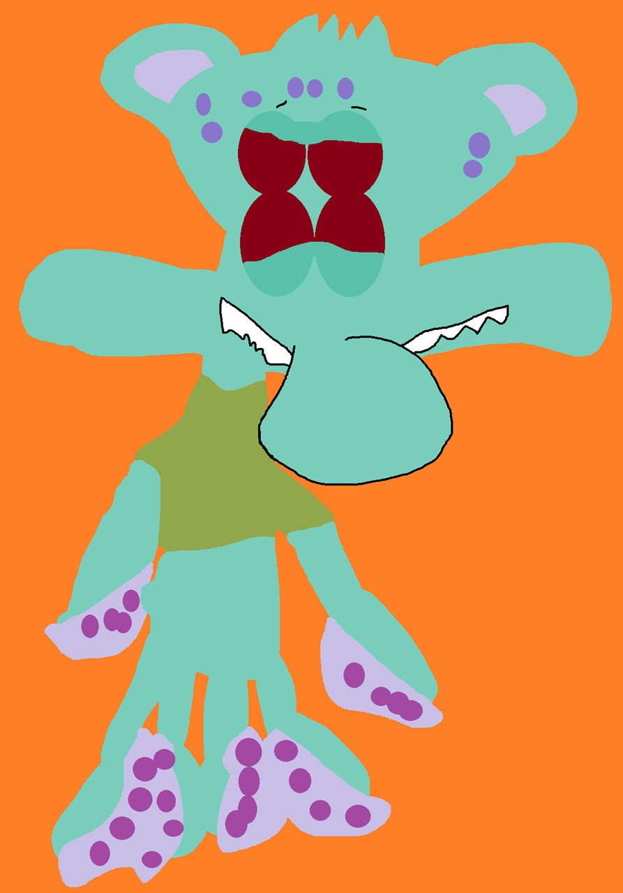 Labubu POP Cactus Flea Market Squidward Mix^^ by Falconlobo
