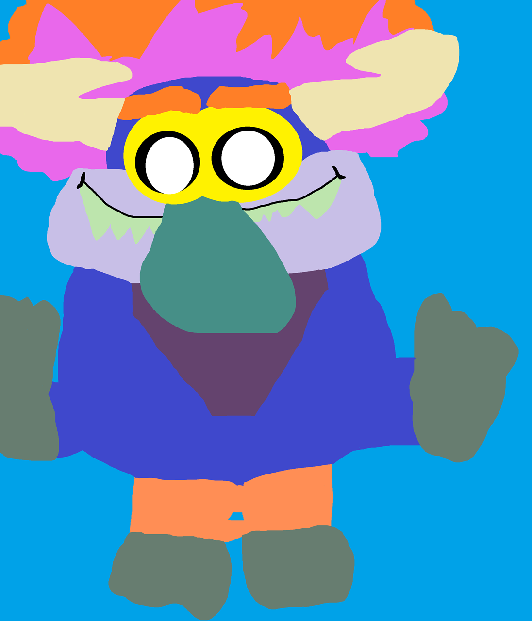 MY Pet Monster Sitting Plush^^ by Falconlobo
