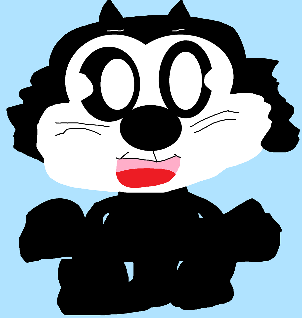 Sitting Felix Plush^^ by Falconlobo