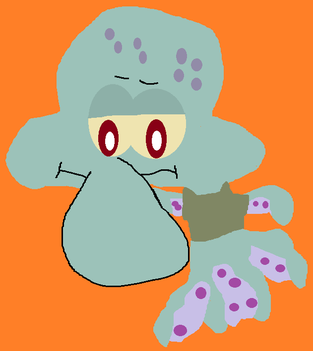 Squidward Micro Plushie^^ by Falconlobo