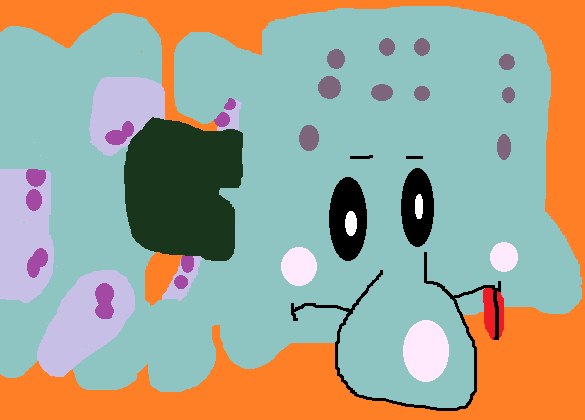 Cute Squidward Face Plant Plush by Falconlobo