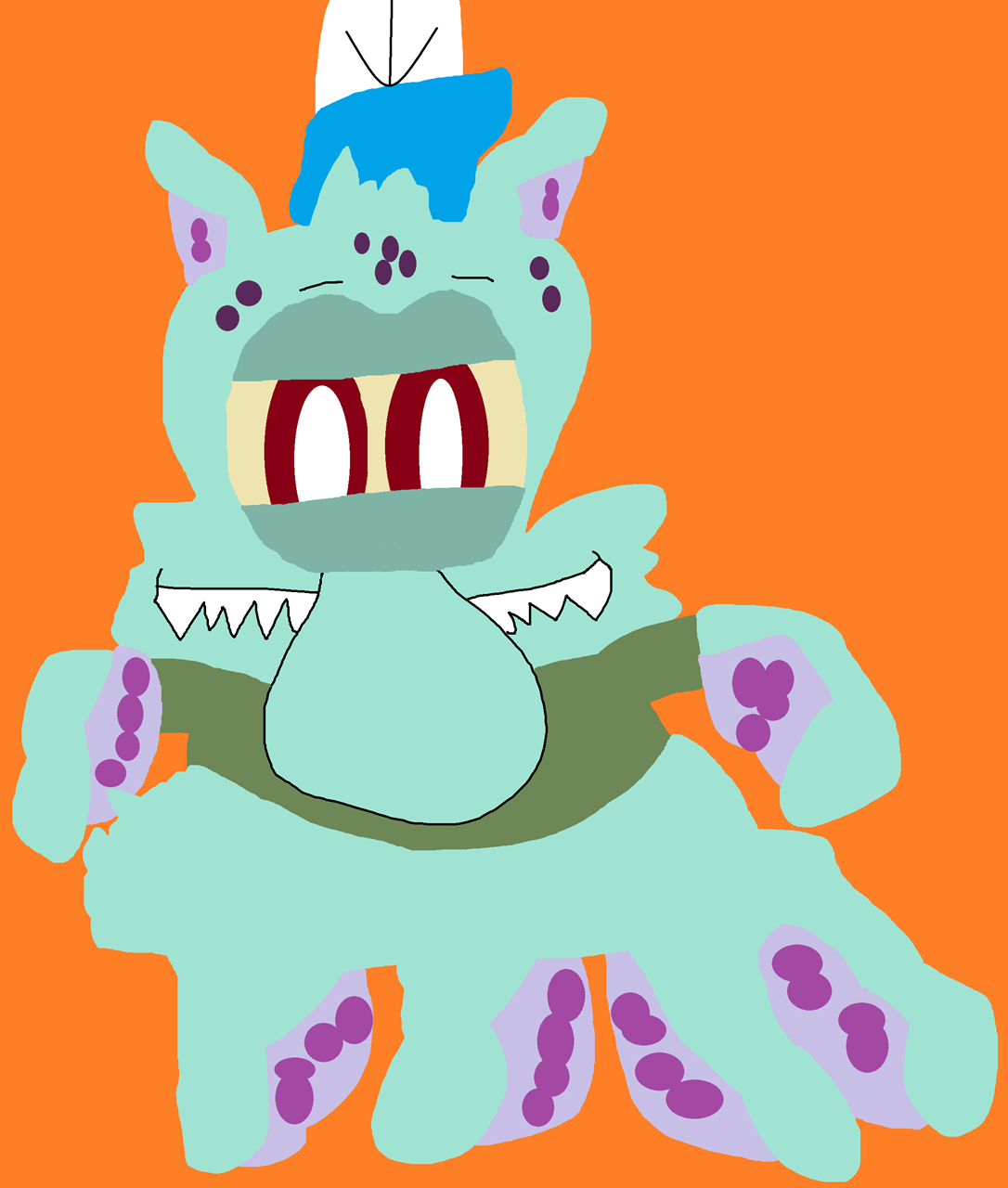 Chubby Labubu Squidward Plush^^ by Falconlobo