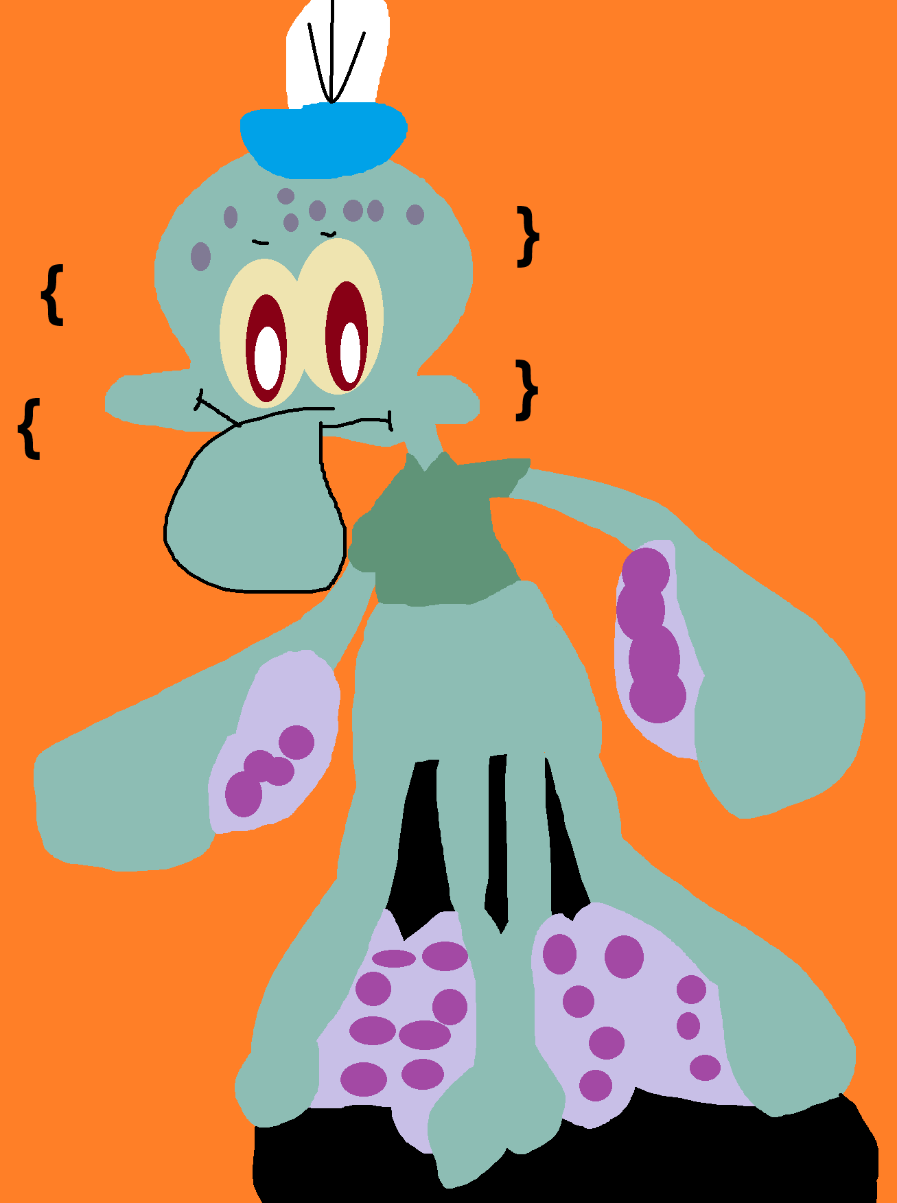 Cute Squidward BobbleHead^o^ by Falconlobo