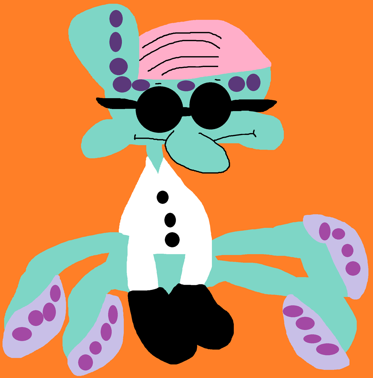 DR FinkleSquid Sitting Plushie Again^^ by Falconlobo