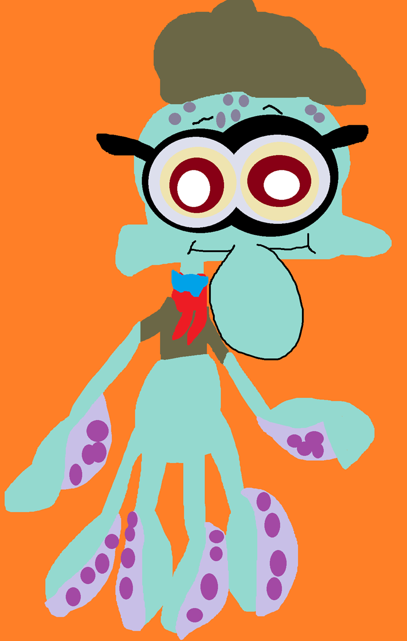 Camp Coral Squidward^^ by Falconlobo