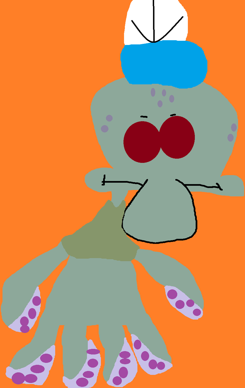 Funko POP Squidward With Hat^^ by Falconlobo
