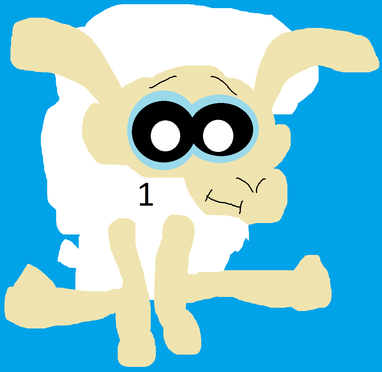 Serta Counting Sheep Sitting Plush Again^^ by Falconlobo