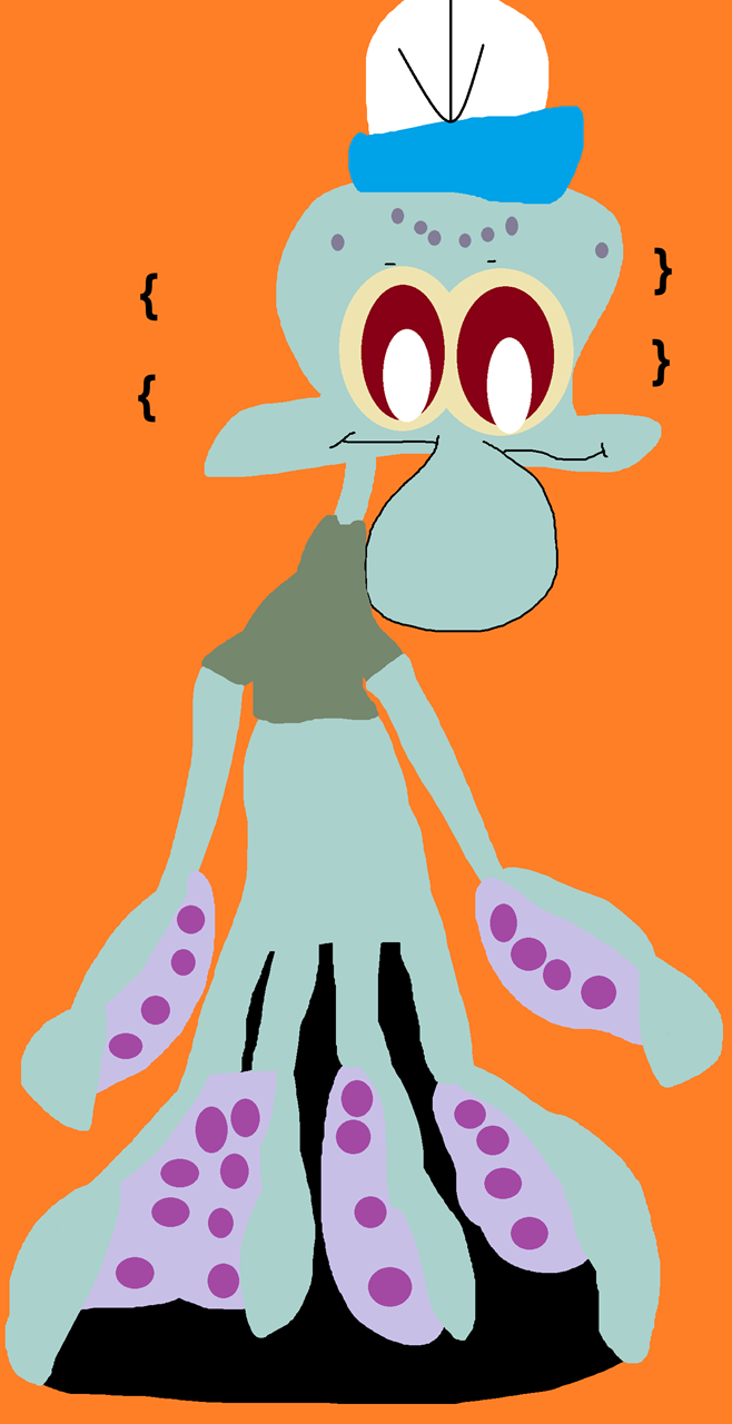 Random Bobblehead Squidward^^ by Falconlobo