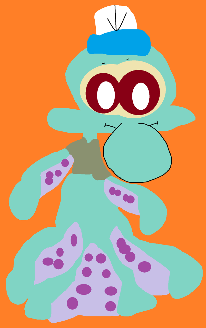 Rando Squidward Chibi^^ by Falconlobo