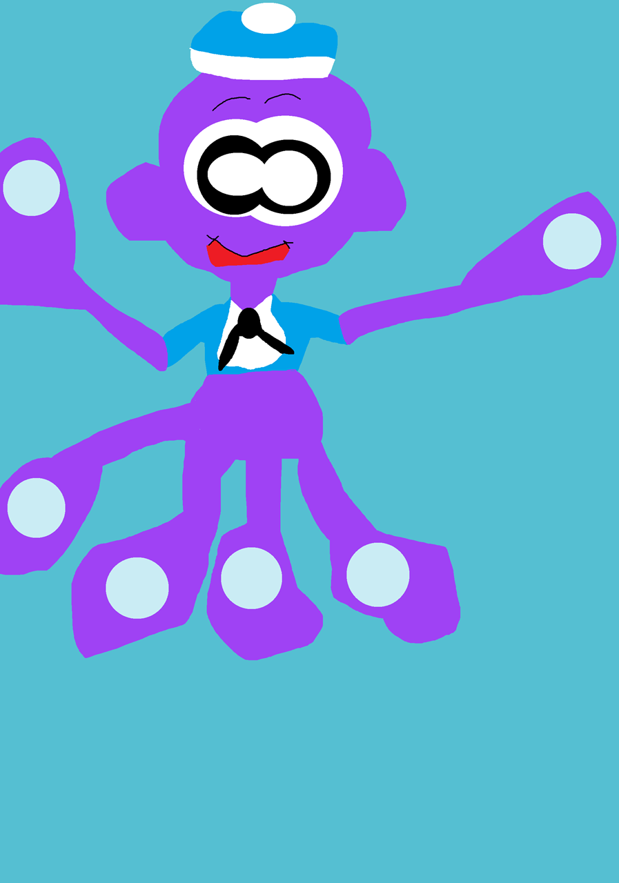 Squiddly Diddly Window Cling Plush^^ by Falconlobo