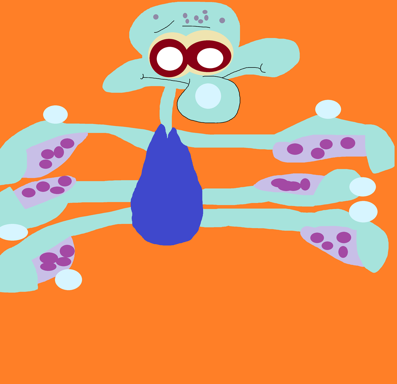 Interpretive Dance Squidward Youtooz Cling Plush Version^^ by Falconlobo