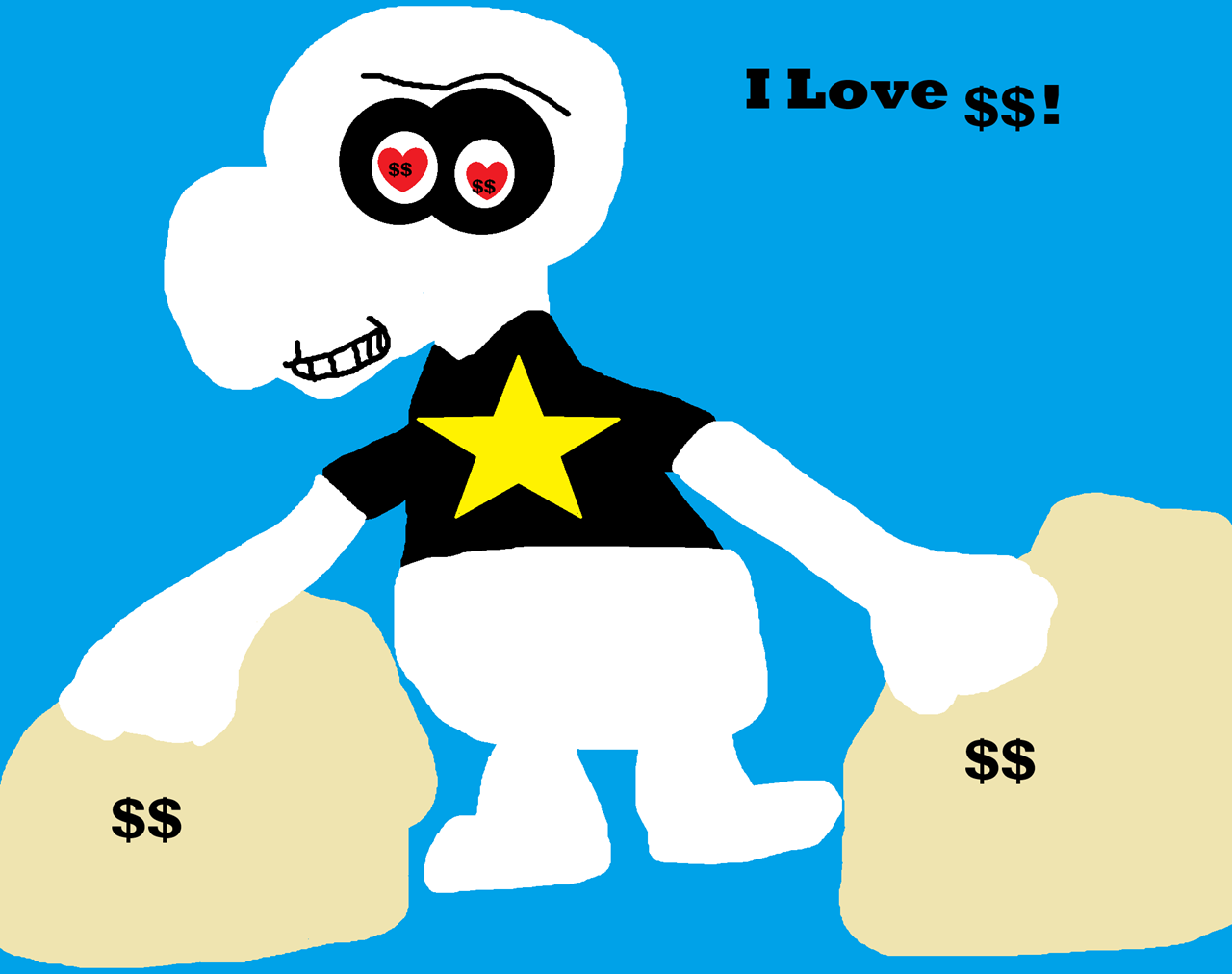 I Love $$^^ by Falconlobo