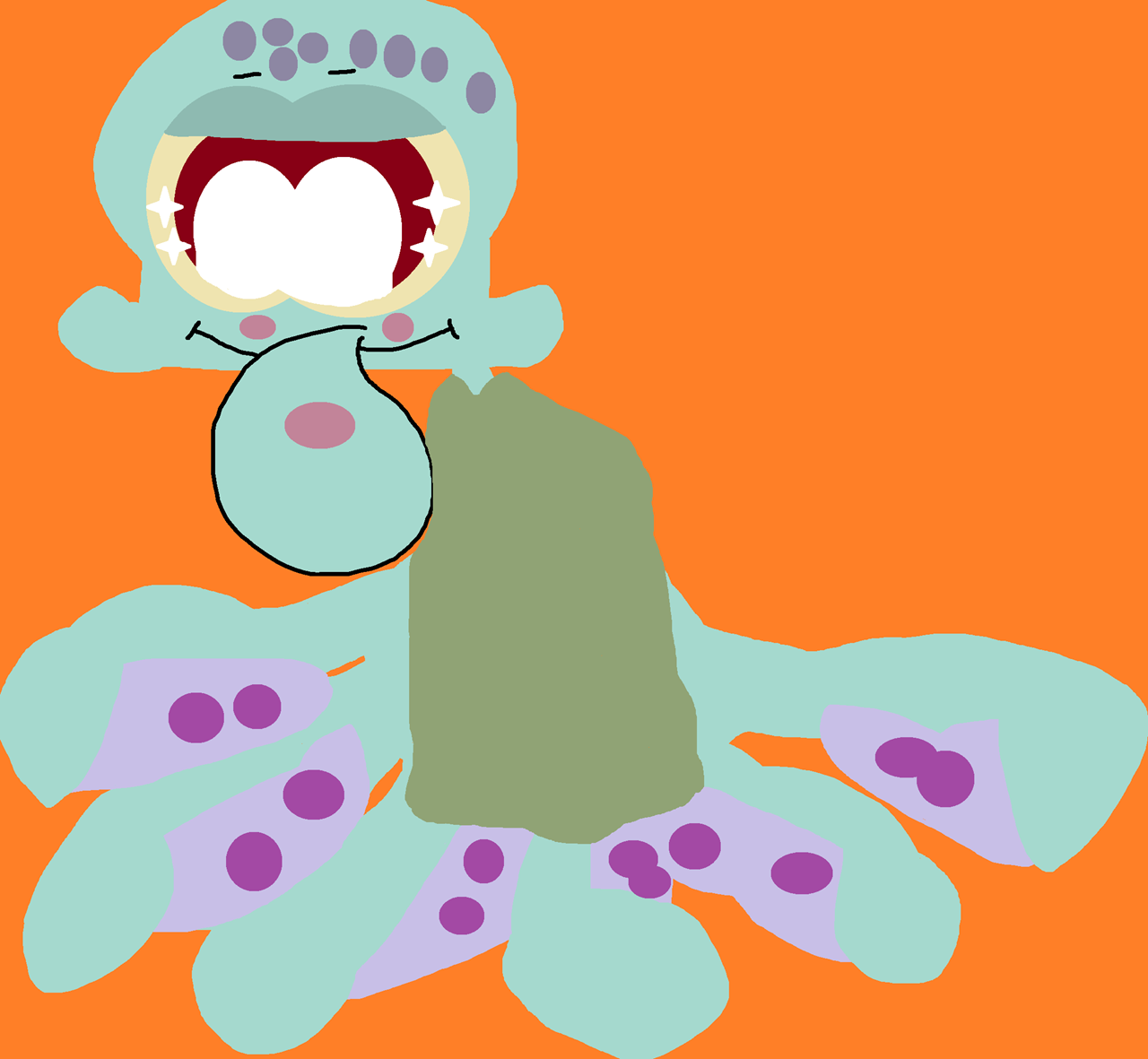 A Cute Mix Of Squidward Plushies Again^^ by Falconlobo