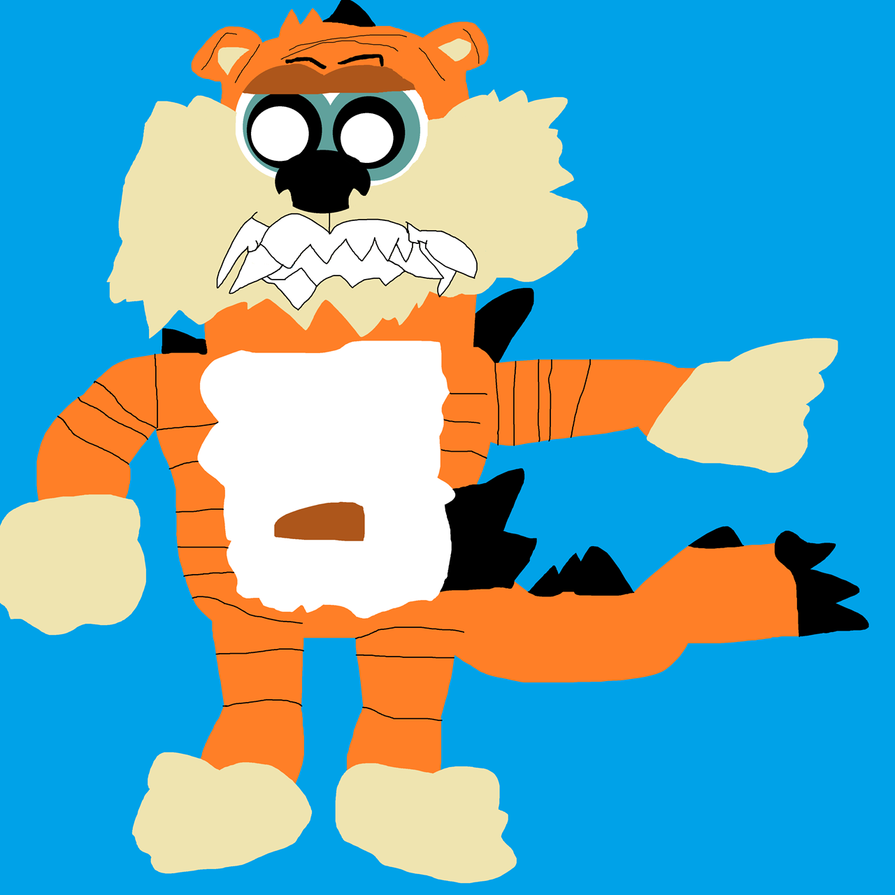 Buff Anthro TigrerShark^^ by Falconlobo