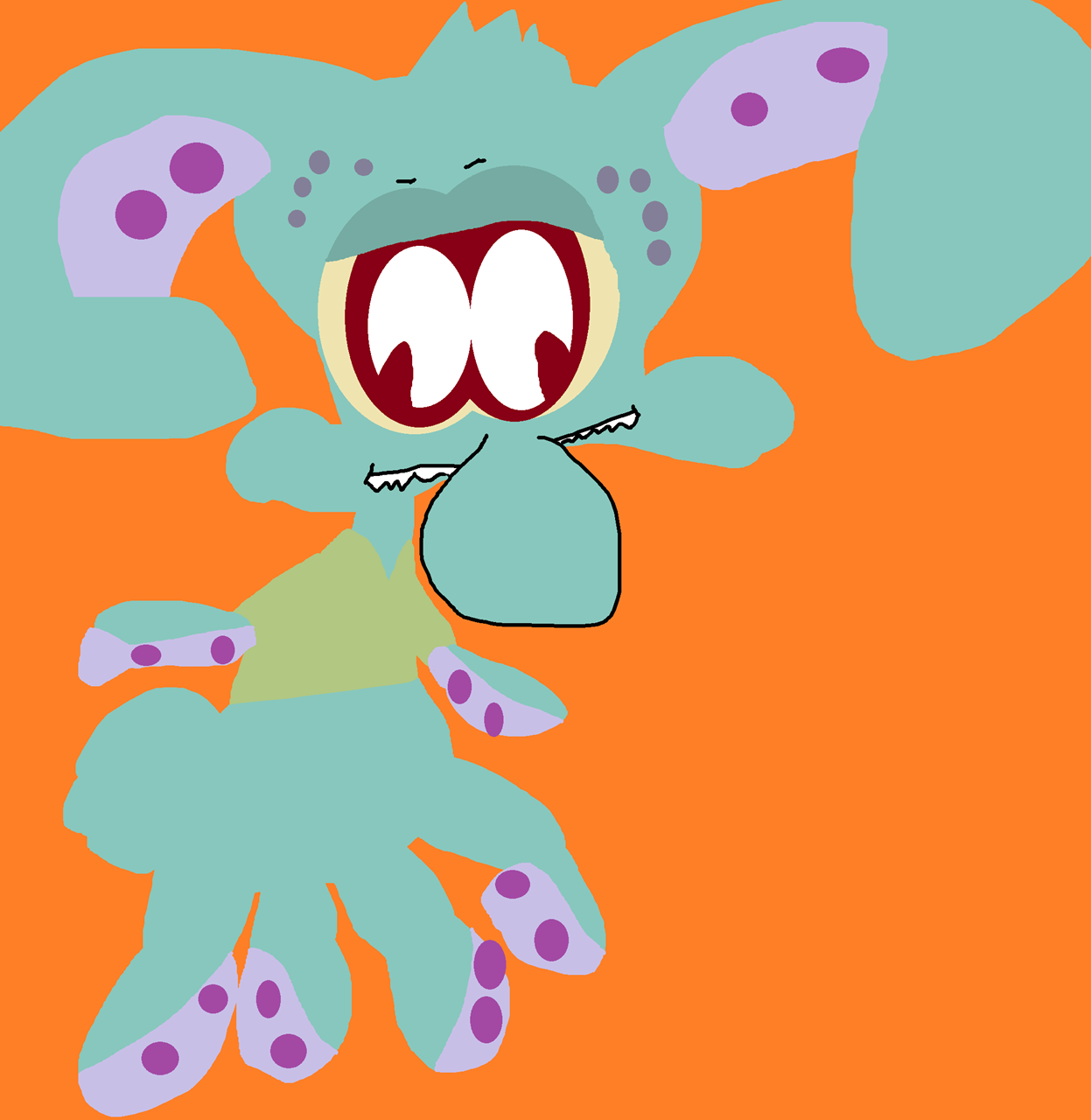 Labubu Squidward Giant Plush Again^^ by Falconlobo