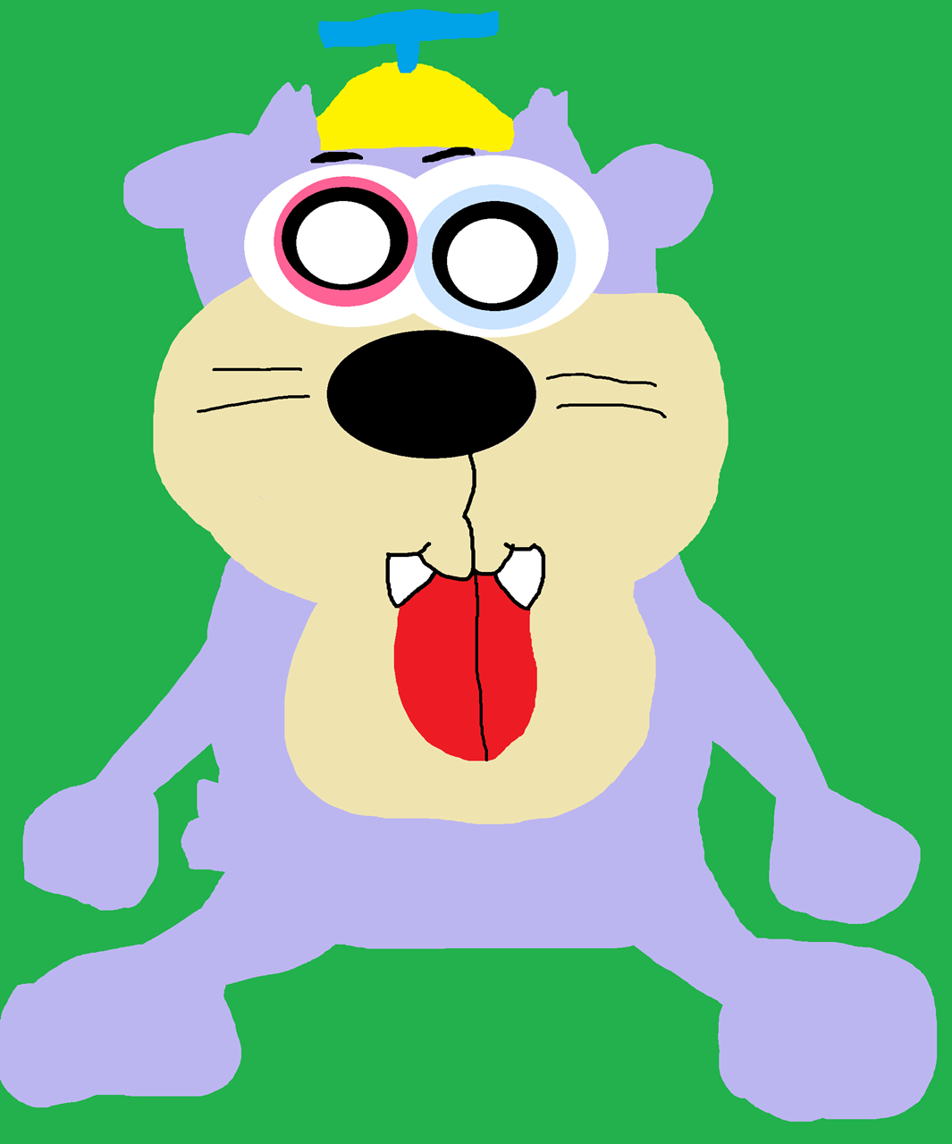 Dizzy Devil Sitting Plush Yet Again^^ by Falconlobo