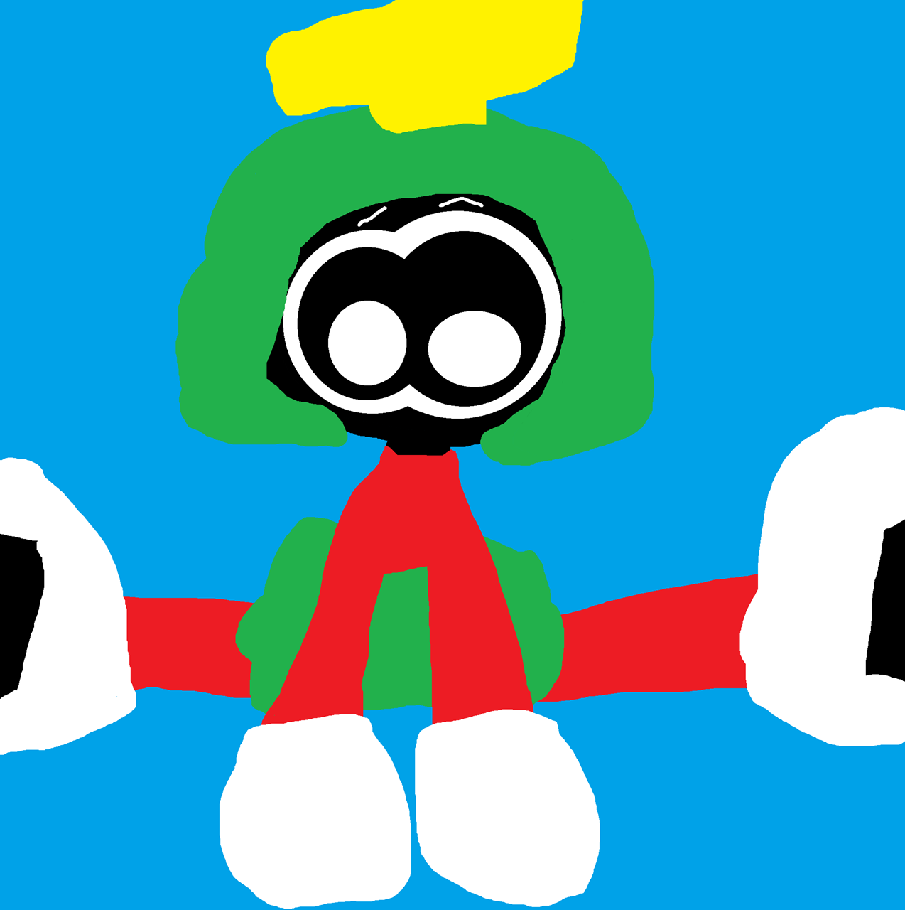 Marvin Sitting Plush Again^^ by Falconlobo