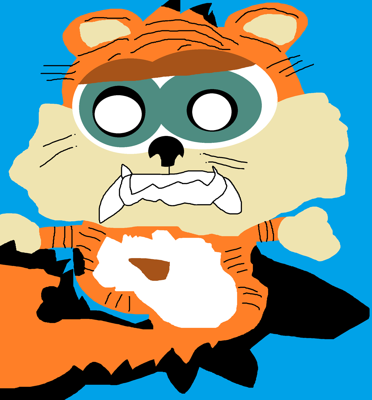 Tigershark Sitting Plush^^ by Falconlobo